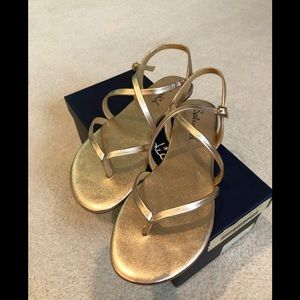 Splendid Brett rose gold sandals